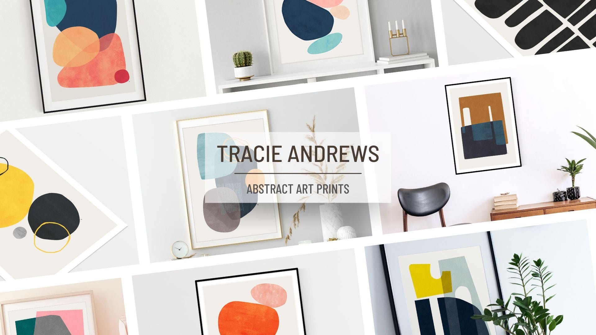 Tracie Andrews Art Abstract Minimalist Wall Art Prints and Canvas